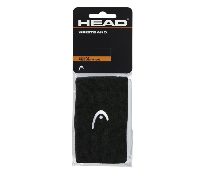 Напульсники HEAD 5" ширина 12,7см, 90% нейлон, 10% эластан, чёрный